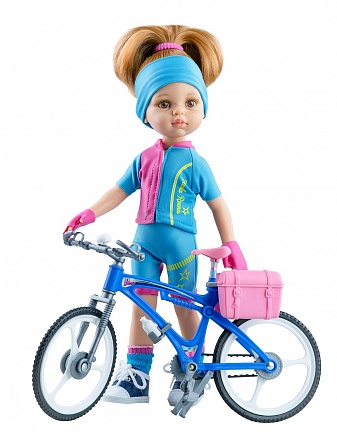 Кукла Даша велосипедистка 32 см 